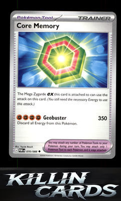 Core Memory 070/088 Pokemon Uncommon ME03: Perfect Order Card NM