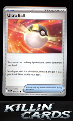 Ultra Ball - 213/217 213/217 Pokemon Common ME: Ascended Heroes Card NM