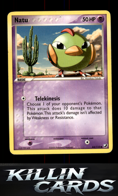 Natu 63/115 Pokemon Common Unseen Forces Card NM