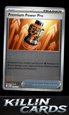 Reverse Holofoil Premium Power Pro - 124/132 124/132 Pokemon Uncommon ME01: Mega