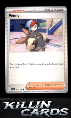 Penny - 183/198 183/198 Pokemon Uncommon SV01: Scarlet & Violet Base Set Card NM