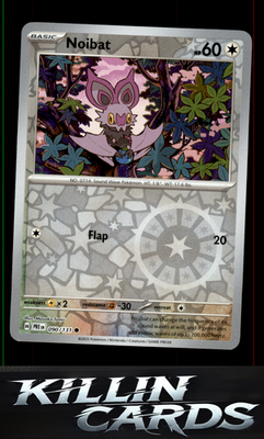 Reverse Holofoil Noibat 090/131 Pokemon Common SV: Prismatic Evolutions Card NM