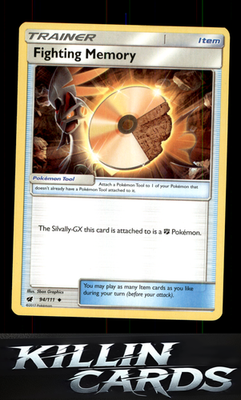 Fighting Memory 94/111 Pokemon Uncommon SM - Crimson Invasion Card NM