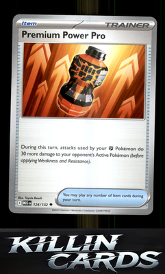 Premium Power Pro - 124/132 124/132 Pokemon Uncommon ME01: Mega Evolution Card N