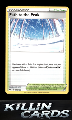 Path to the Peak 148/198 Pokemon Uncommon SWSH06: Chilling Reign Card NM