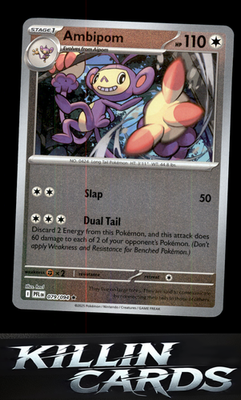 Reverse Holofoil Ambipom - 079/094 079/094 Pokemon Rare ME02: Phantasmal Flames
