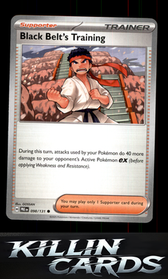 Black Belt's Training - 098/131 098/131 Pokemon Common SV: Prismatic Evolutions