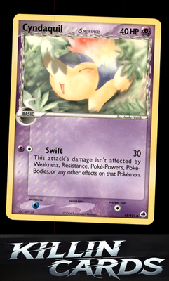 Cyndaquil (Delta Species) 45/101 Pokemon Common Dragon Frontiers Card LP