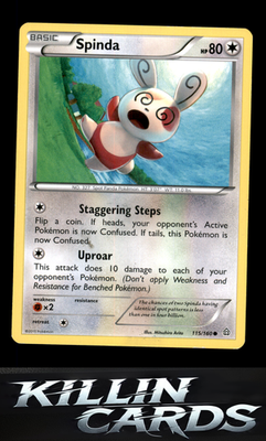 Spinda 115/160 Pokemon Common XY - Primal Clash Card NM