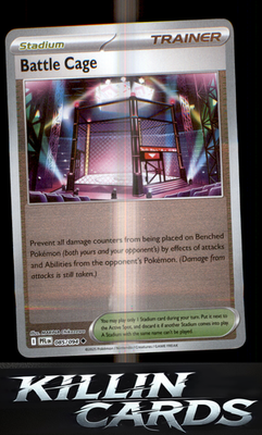Reverse Holofoil Battle Cage - 085/094 085/094 Pokemon Uncommon ME02: Phantasmal