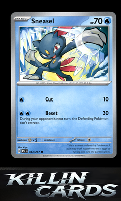 Sneasel 044/217 Pokemon Common ME: Ascended Heroes Card NM