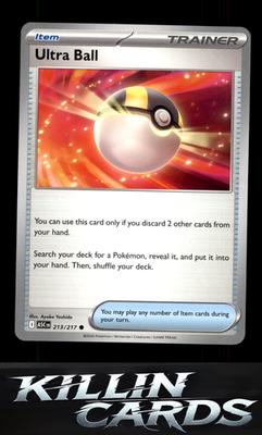 Ultra Ball - 213/217 213/217 Pokemon Common ME: Ascended Heroes Card NM