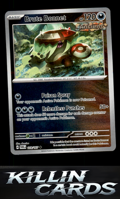Reverse Holofoil Brute Bonnet 118/167 Pokemon Uncommon SV06: Twilight Masquerade