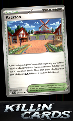 Artazon 171/193 Pokemon Uncommon SV02: Paldea Evolved Card NM