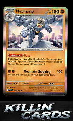 Machamp 068/165 Pokemon Rare SV: Scarlet & Violet 151 Card NM