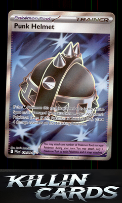 Punk Helmet - 121/094 121/094 Pokemon Ultra Rare ME02: Phantasmal Flames Card NM