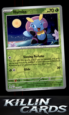Reverse Holofoil Illumise 010/167 Pokemon Common SV06: Twilight Masquerade Card