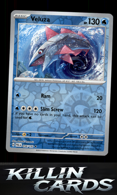 Reverse Holofoil Veluza - 056/193 056/193 Pokemon Rare SV02: Paldea Evolved Card