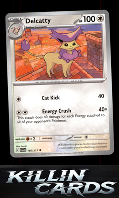 Delcatty 166/217 Pokemon Uncommon ME: Ascended Heroes Card NM