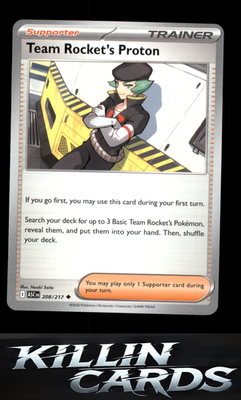 Team Rocket's Proton 208/217 Pokemon Uncommon ME: Ascended Heroes Card NM