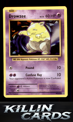 Drowzee 49/108 Pokemon Common XY - Evolutions Card NM