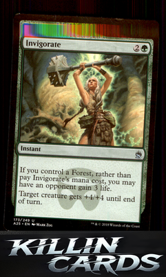 Foil Invigorate 173 Magic U Masters 25 Card NM