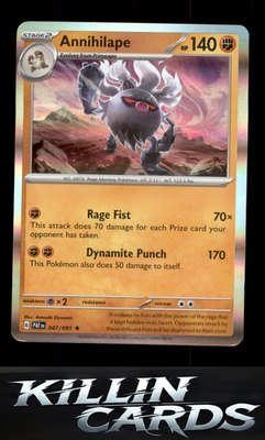 Annihilape - 047/091 047/091 Pokemon Rare SV: Paldean Fates Card NM