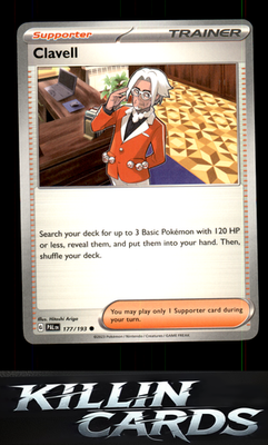 Clavell 177/193 Pokemon Common SV02: Paldea Evolved Card NM