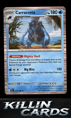 Carracosta 023/086 Pokemon Rare SV: Black Bolt Card NM