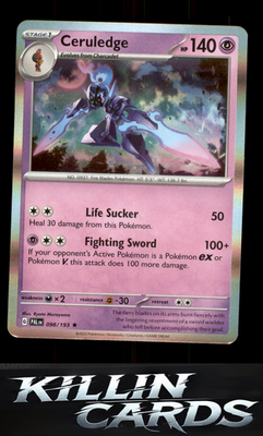 Ceruledge 098/193 Pokemon Rare SV02: Paldea Evolved Card NM