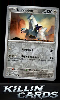 Reverse Holofoil Duraludon 069/131 Pokemon Common SV: Prismatic Evolutions Card