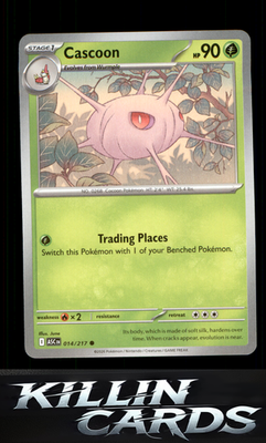 Cascoon 014/217 Pokemon Common ME: Ascended Heroes Card NM
