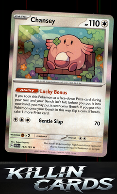 Chansey 113/165 Pokemon Rare SV: Scarlet & Violet 151 Card NM