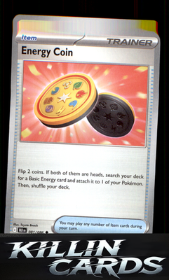 Energy Coin 081/086 Pokemon Uncommon SV: Black Bolt Card NM