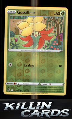 Reverse Holofoil Gossifleur 014/072 Pokemon Common Shining Fates Card NM