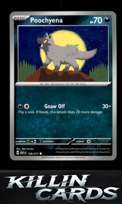 Poochyena 128/217 Pokemon Common ME: Ascended Heroes Card NM