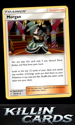 Morgan 149/181 Pokemon Uncommon SM - Team Up Card NM