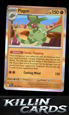 Flygon - 053/094 053/094 Pokemon Rare ME02: Phantasmal Flames Card NM