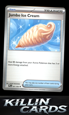 Jumbo Ice Cream 091/094 Pokemon Uncommon ME02: Phantasmal Flames Card NM
