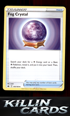 Fog Crystal 140/198 Pokemon Uncommon SWSH06: Chilling Reign Card NM