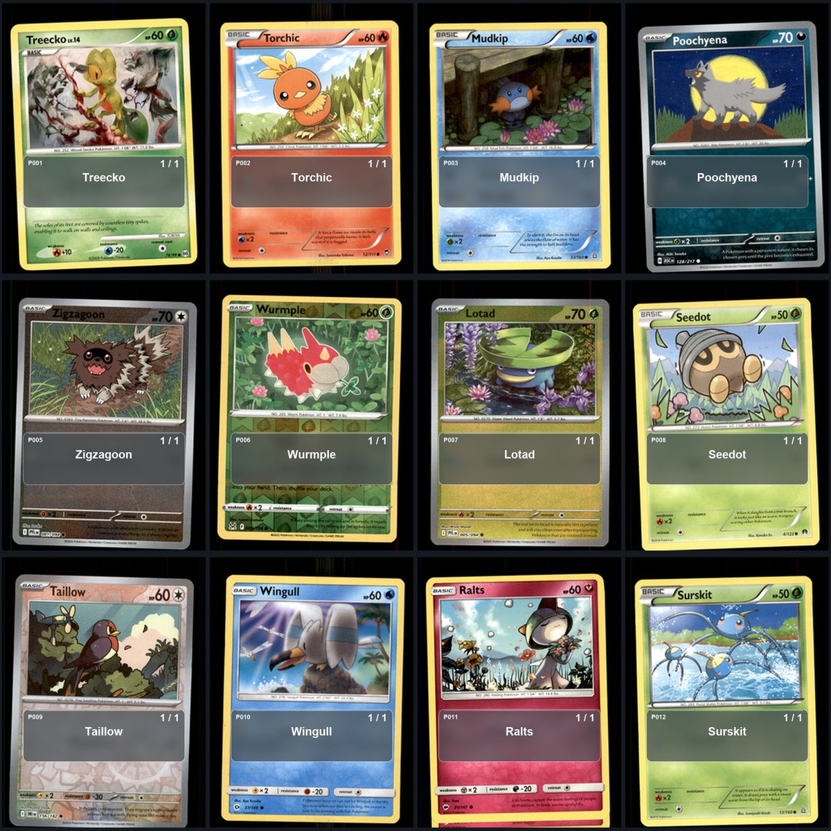 Pokemon TCG Generation 3 Pokemon Pokedex Set 132 Cards Collection
