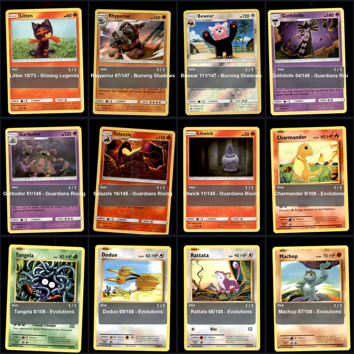 Pokemon TCG Mitsuhiro Arita Artist Collection 118 Cards Lot