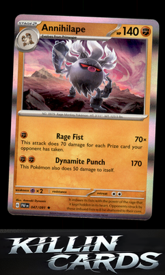 Annihilape - 047/091 047/091 Pokemon Rare SV: Paldean Fates Card NM