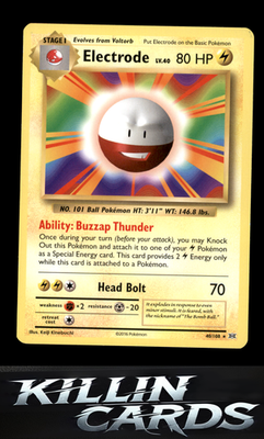 Electrode 40/108 Pokemon Rare XY - Evolutions Card LP