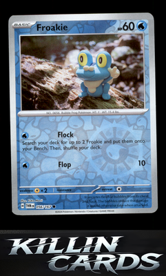 Reverse Holofoil Froakie 056/167 Pokemon Common SV06: Twilight Masquerade Card N