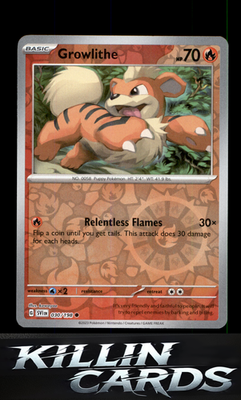 Reverse Holofoil Growlithe - 030/198 030/198 Pokemon Common SV01: Scarlet & Viol