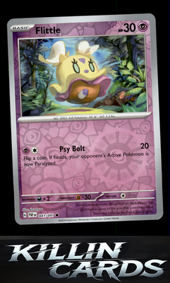 Reverse Holofoil Flittle - 041/091 041/091 Pokemon Common SV: Paldean Fates Card