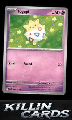 Togepi 080/217 Pokemon Common ME: Ascended Heroes Card NM