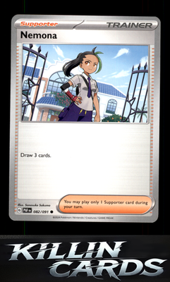 Nemona - 082/091 082/091 Pokemon Common SV: Paldean Fates Card NM