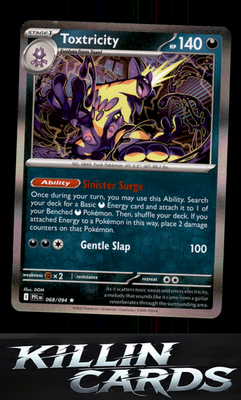 Toxtricity 068/094 Pokemon Rare ME02: Phantasmal Flames Card NM
